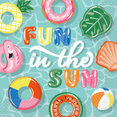 Summer Fun "Fun in the Sun" Paper Luncheon Napkins  16ct